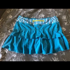lululemon athletica teal skirt